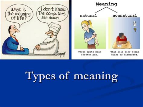 Varieties of Meaning