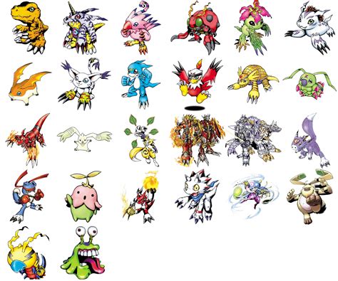 Vast Digimon Roster: