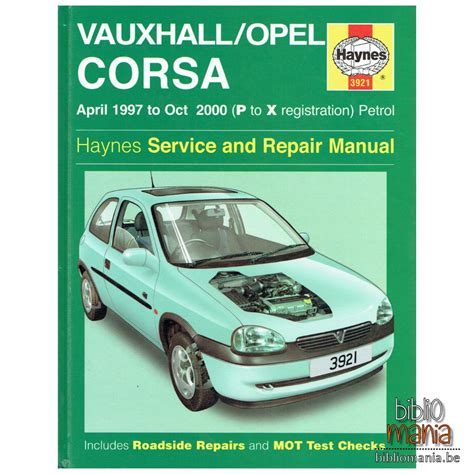 Vauxhall/opel Corsa Service Repair Manual Download 2000-2004 PDF Doc
