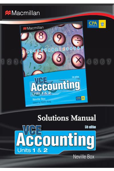 Vce Accounting Units 1 And 2 Solutions Manual Kindle Editon