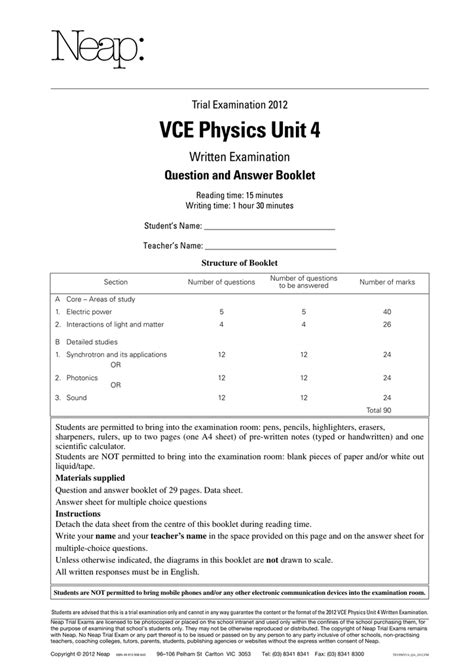 Vce Year 11 Physics Work Solution Kindle Editon