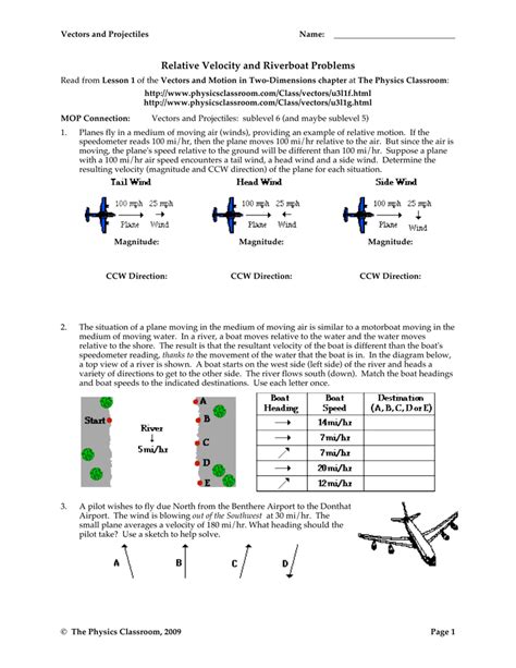 Vectors And Projectiles Answers Epub