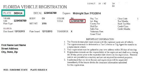 Vehicle License Lookup: