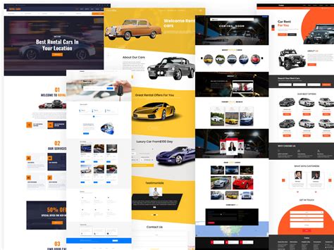 Vehicle Website Templates Free
