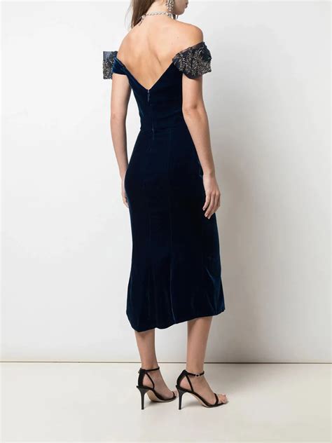 Velvet Cocktail Dress: