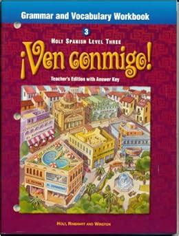 Ven Conmigo Spanish Workbook Answers PDF