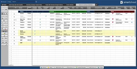 Vendor Management Excel Template