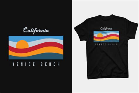 Venice Beach California T-Shirts: A Symbol of Coastal Chic and Laid-Back Lifestyle