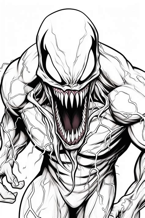 Venom Coloring Pages Printable