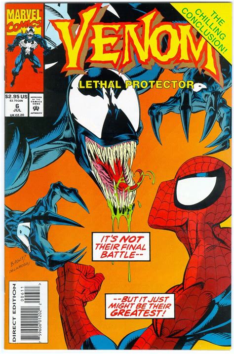 Venom Lethal Protector 6 Guest Starring Spider-Man in Frisco Kill Marvel Comics Reader