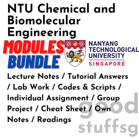 Venturing into the Realm of Chemical Engineering at NTU: A Comprehensive Guide