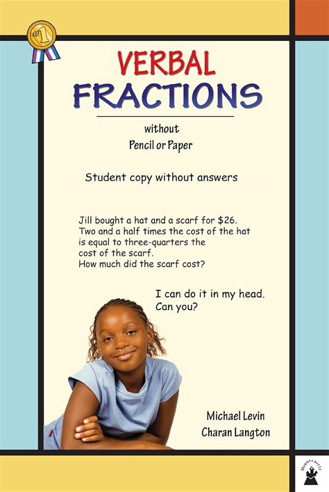 Verbal Fractions Verbal Math Lesson Book 4 PDF