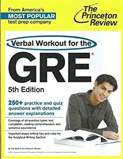 Verbal Workout for the GRE 5th Edition Graduate School Test Preparation Kindle Editon