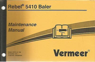 Vermeer 5410 Owners Manual Ebook Kindle Editon