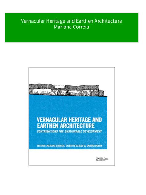 Vernacular.Heritage.and.Earthen.Architecture Ebook Kindle Editon