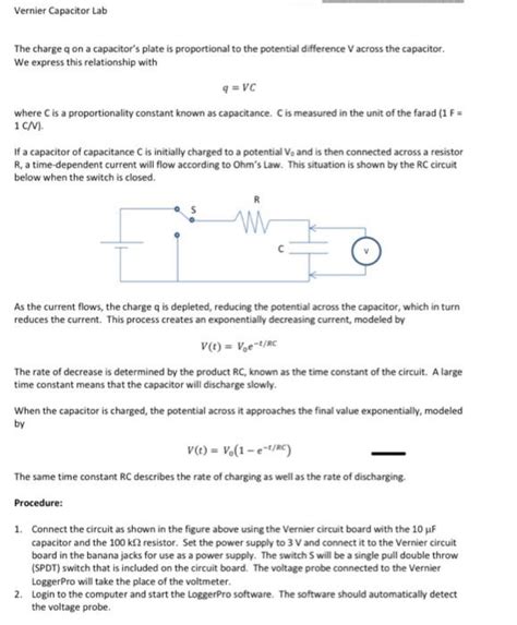 Vernier Lab Capacitors Answers Doc