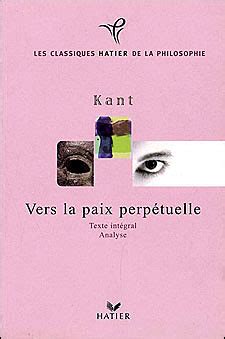 Vers La Paix Perpetuelle French Edition PDF