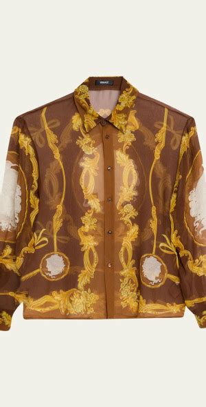 Versace Button Down Shirt: Elevate Your Wardrobe with Italian Excellence