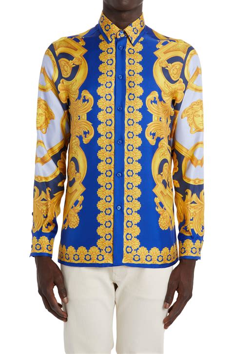 Versace Men's Button Shirt: Elevate Your Wardrobe with Italian Sophistication