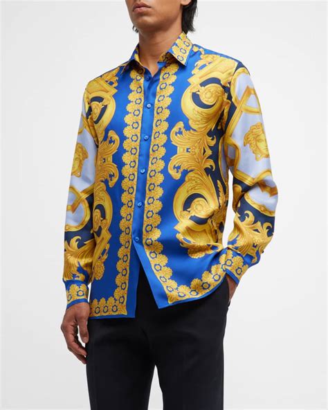 Versace Men's Shirts: A Style Icon's Masterpiece