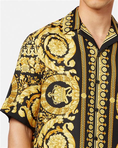 Versace Shirt Mens: Elevate Your Style to Extravagant Heights