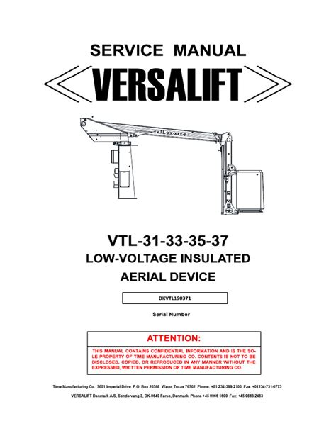 Versalift Boom Manual Ebook Epub