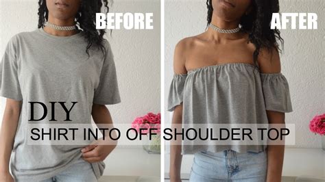 Versatility of Cut Shirt Off the Shoulder