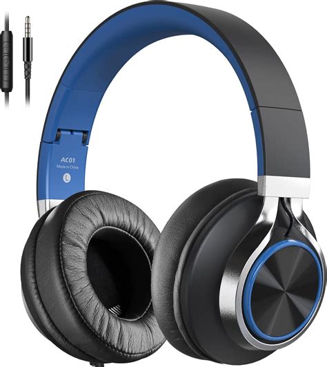 VersionTech Bluetooth Headphone Blackberry Cellphones Blue Doc