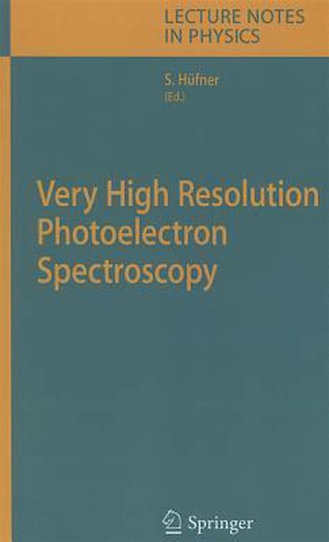 Very High Resolution Photoelectron Spectroscopy Epub