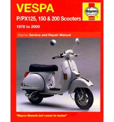 Vespa P 125X, P 150X, P 200X Service Manual Ebook Reader