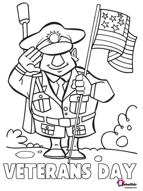 Veterans Day Color Pages Printable