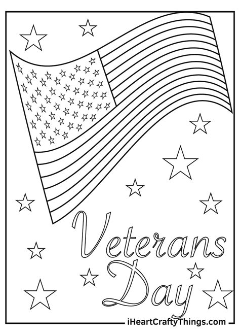 Veterans Day Coloring Sheets Printable