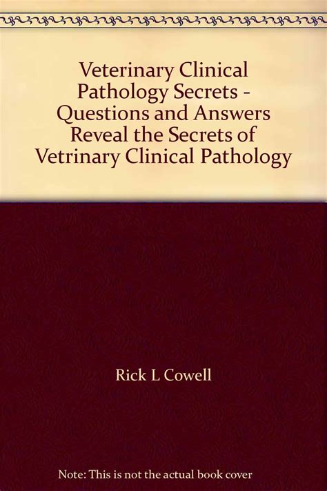 Veterinary Clinical Pathology Exam Questions Answers PDF