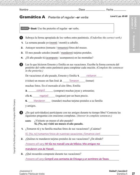 Vhlcentral Answers French Imaginez PDF Doc