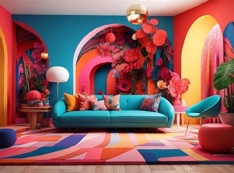 Vibrant colors and bold patterns