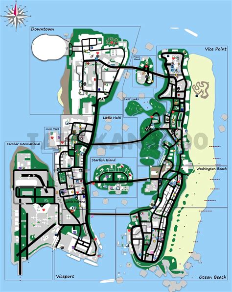 Vice City GTA Map: An Immersive Guide to Vice City's 9 Expansive Islands