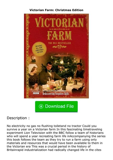 Victorian Farm Christmas Edition Doc