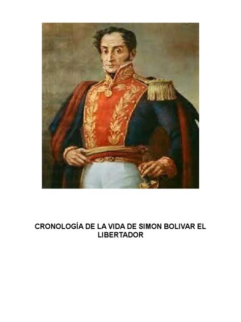 Vida Del Libertador SimÃƒÂ³n Bolivar Doc