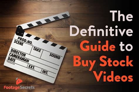 Video Footage Stock: A Guide to Finding the Perfect Clips for Your Projects