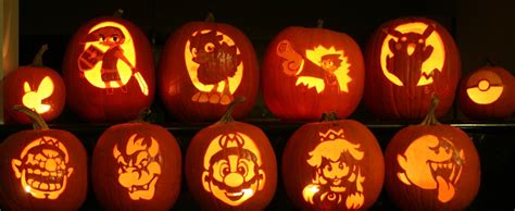 Video Game Pumpkin Official Art Illumines the Festive Spirit