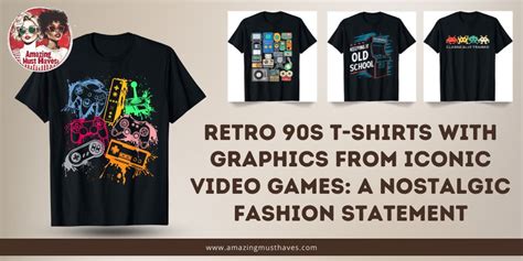 Video Game Shirts: A Nostalgic and Fashionable Expression