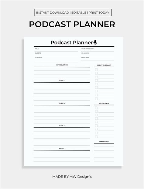Video Podcast Template