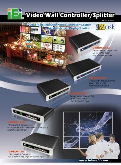 Video Wall Controllersplitter Iei Smart City Solutions PDF