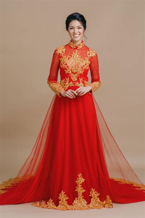 Vietnamese bridal dresses