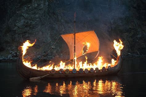 Viking Funerals: Honouring the Dead with Rituals of Fire and Sea