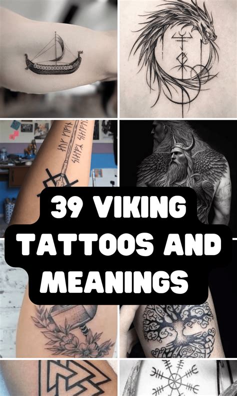 Viking Symbols and Meanings: Tattoos That Embody Courage and Heritage