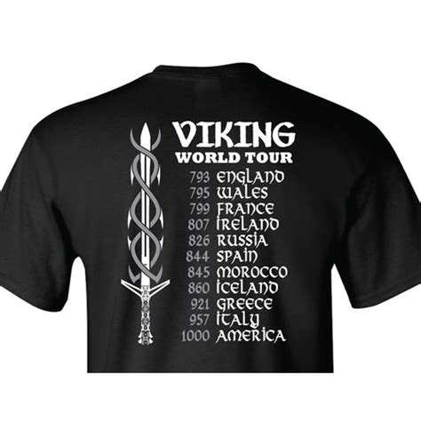 Viking World Tour Shirt: A Symbol of Adventure and Heritage