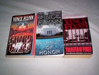 Vince Flynn Set of 3 Not a Boxed Set The Third Option Pursuit of Honor Transfer of Power Doc