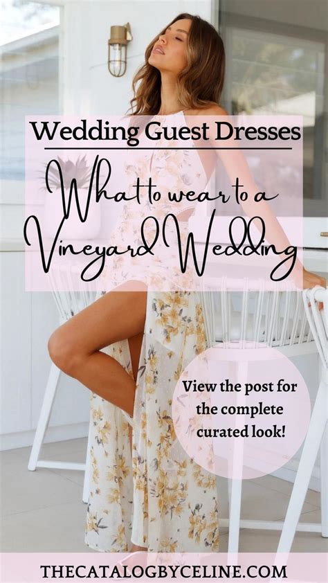 Vineyard Wedding Guest Dress: A Guide to Style and Elegance