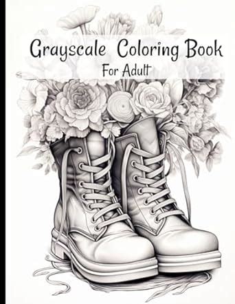 Vintage Flowers Coloring Fun A Grayscale Adult Coloring Book Grayscale Coloring Books Volume 23 Reader